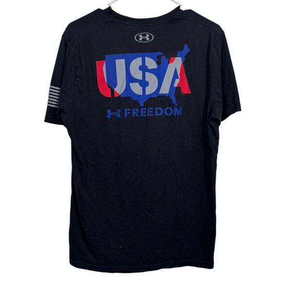 Under Armour USA Patriotic Graphic Short Sleeve T-Shirt - Picture 1 of 4